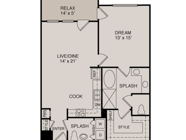 Unit 1406 1406 floor plan